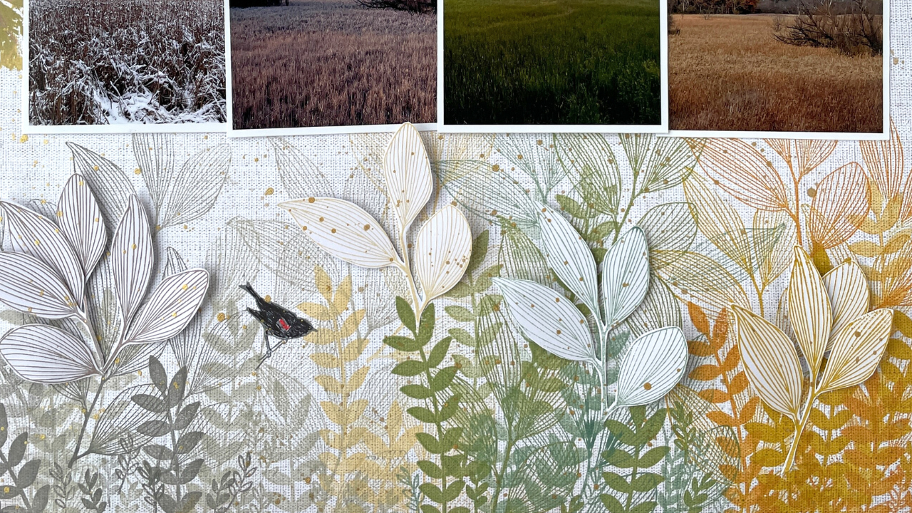 13 Easy Ideas for Stamping on Scrapbook Pages